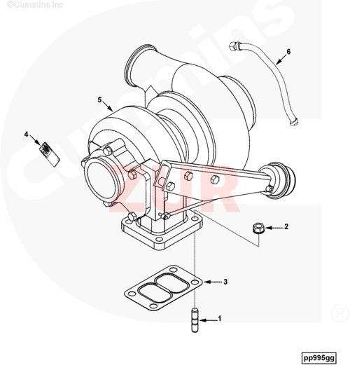 Турбокомпрессор HOLSET Евро4 ISLe 4042030